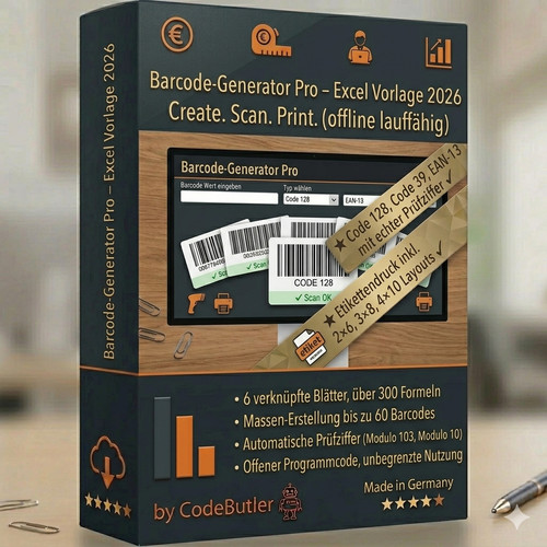 Excel barcode generator pro - excel,